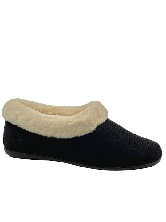 Yfantidis Closed-Toe Women's Slippers Black