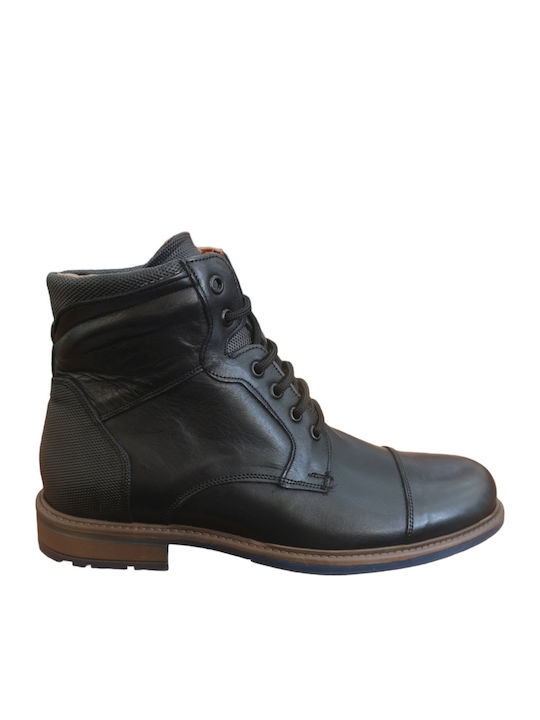 Antonio Shoes Piele Negru Ghete barbati Anatomic