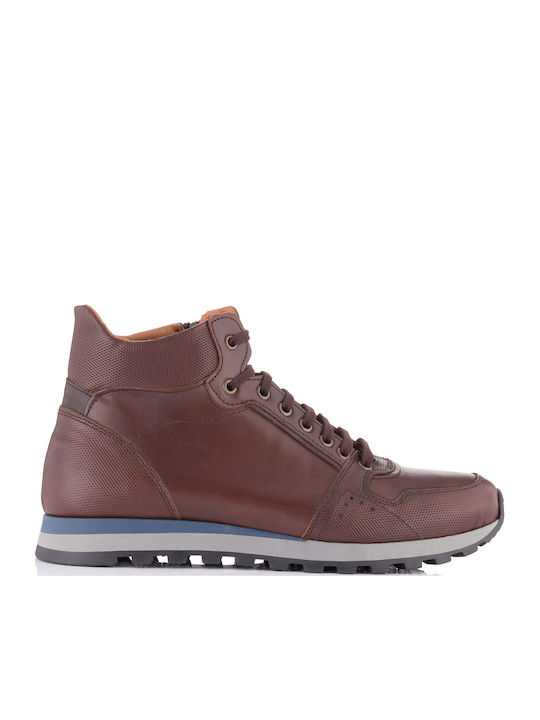 Antonio Shoes Leather Brown Men's Boots