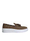 Men's Leather Moccasins Tabac Brown