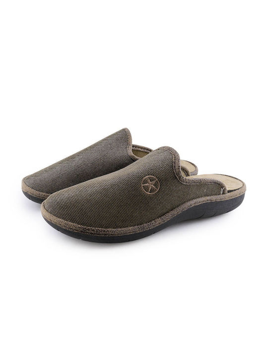 Adam's Shoes Men's Slipper Brown