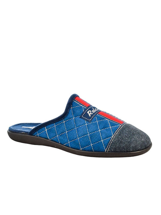 Yfantidis Men's Slipper Blue