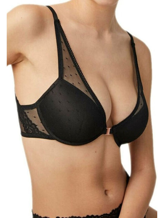 Ysabel Mora Push Up Bra without Underwire Black