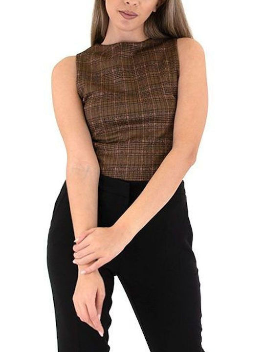 Project Soma Sleeveless Bodysuit Regular Fit Gold
