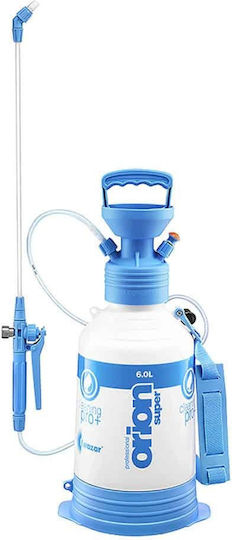 Kwazar Orion Super Pro+ Ψεκαστήρας Προπιέσεως με Χωρητικότητα 6lt σε Διάφανο χρώμα