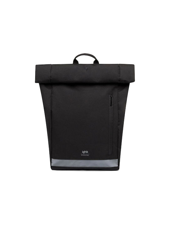 Lefrik Reflective Roll Fabric Backpack Black