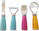 Plastic Cooking Utensil Set Multicolour 4pcs