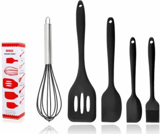 Set de Gătit 5buc Negru Set de Gătit 5buc Negru