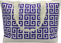 Aria Geantă De Plajă Din Material Textil Albă Aria Geantă De Plajă Din Material Textil Albă