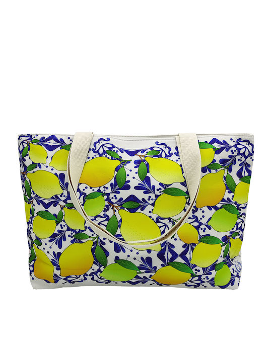 Aria Stoff Strandtasche Mehrfarbig