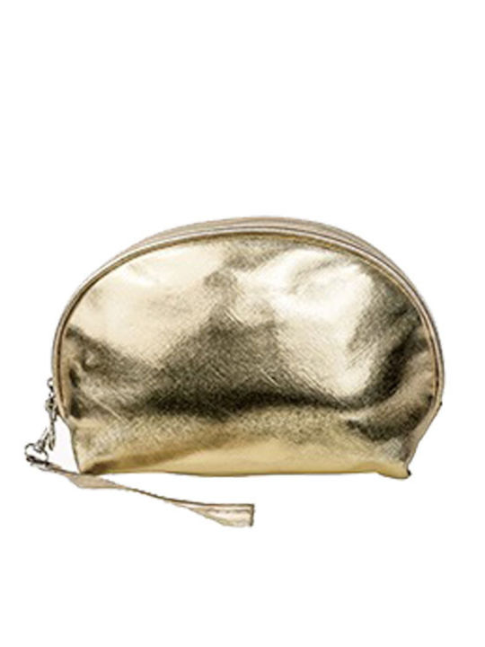 Beautifly Toiletry Bag in Gold color 21cm