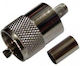 RG58 Ștecher UHF masculin Argintiu (JT-1167A)