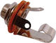 Lz Βύσμα 6.3mm Jack mono female 10τμχ Ασημί 01.111.0049