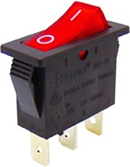 On-Off switch Rocker with Lighting Red 1pcs