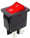 On-Off switch Rocker Red 1pcs