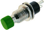 Topelcom On-Off switch Pushbutton Green 1pcs