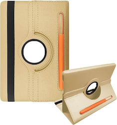 iPad Flip Cover Synthetic Leather Rotating Gold (iPad AirUniversal 10.5") 01011033