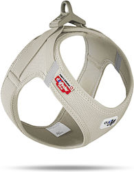 Curli Dog Harness Clasp Air Mesh Beige Medium