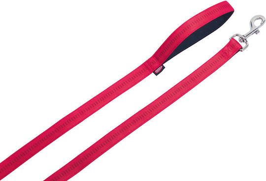 Nobby Λουρί/Οδηγός Σκύλου Ιμάντας Soft Grip σε Κόκκινο χρώμα 1.2m