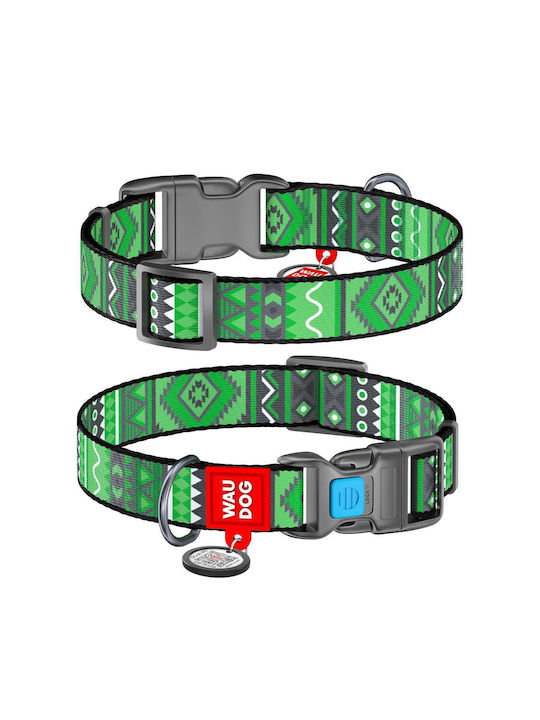 WauDog Dog Collar in Green color 31-611