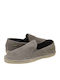 Suede Men's Espadrilles in Gray Color