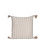 Gift Decor Sofa-Kissen aus 100% Baumwolle Beiges 45x45cm