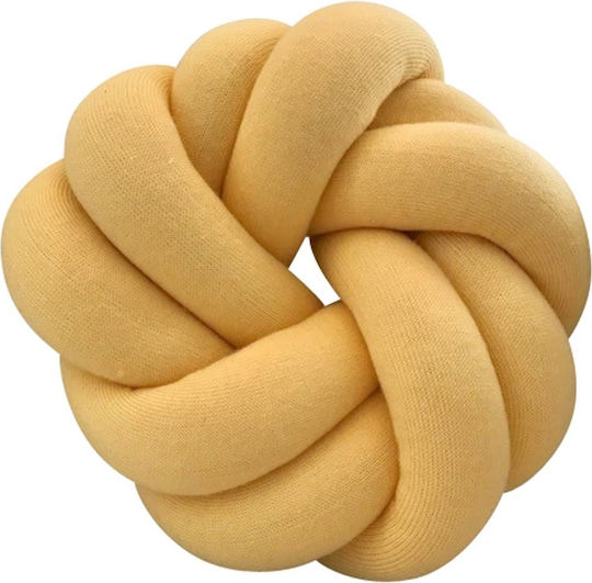 ADORIST Throw Pillow Yellow 35x35cm