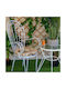 Be Comfy Waterproof Garden Chair Cushion Round Orange 43x43cm