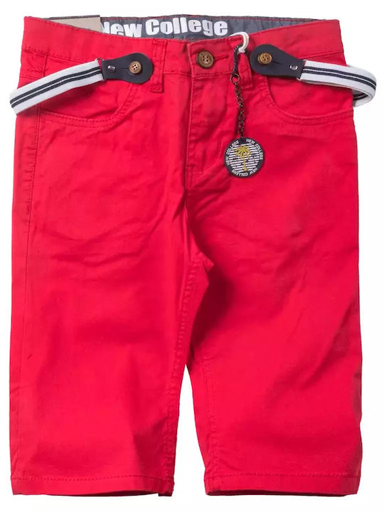 Kinder-Shorts/Bermudas Stoff Rot