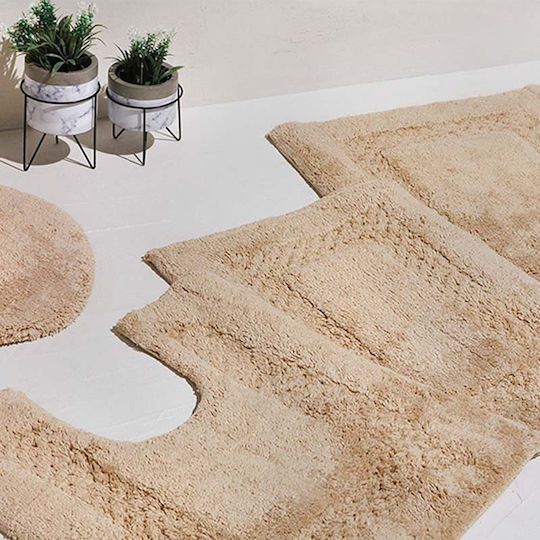 Bed&Bath Bath Mat Cotton Toilet Beige 50x55cm