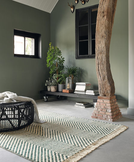 Brink & Campman Atelier Lucrat manual Covor Rectangular Din lână Verde