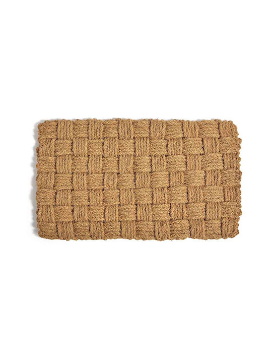 Coconut Fiber Doormat Brown 40x100cm