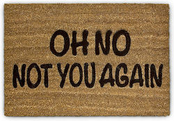 Relaxdays Doormat Made of Rubber Brown 40x60cm 10017727 Brown Relaxdays Doormat Made of Rubber Brown 40x60cm 10017727 Brown