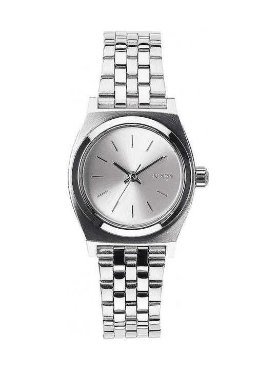 Nixon Γυναικείο Ρολόι 26mm Μπαταρίας με Ασημί Μ...