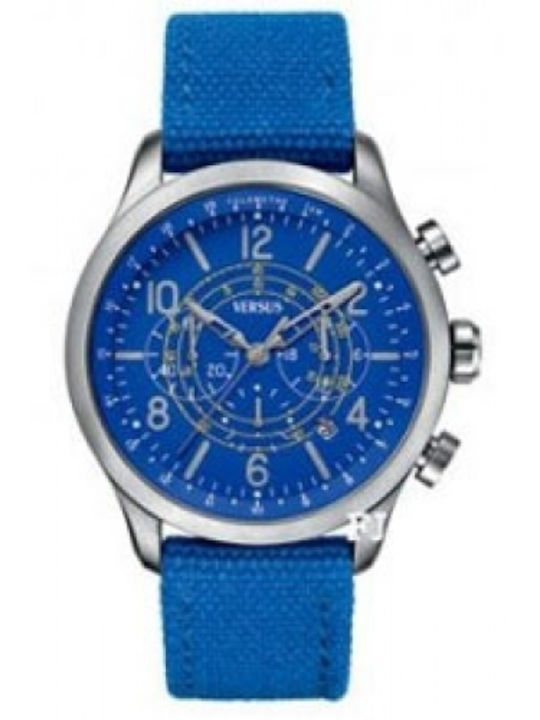 Versus by Versace Damen Uhr mit Blau Metallarmband