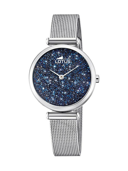 Lotus Watches Ceas de Damă cu Argintiu Brățară Metalică