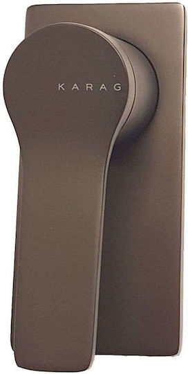 Karag Andare Built-in Faucet Mixer for Shower 1 Exit Black