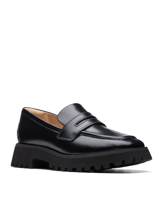 STAYSO EDGE Women's Slip-On Leather Black