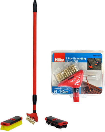 Hilka Set Wasserpistole/Spritzdüse Gartenbürsten 3tlg.