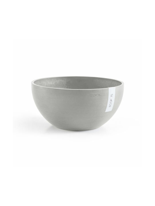 Ecopots Brussels 30 Flower Pot 30x14cm in Gray ...