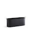 La Redoute Interieurs Planter Box Metal Negru 68x26x22.9cm.