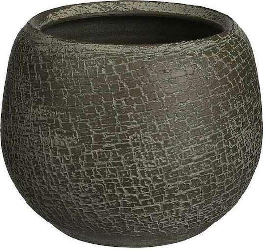 Mica Raquel Mască pentru ghiveci din lut Verde Ø19 × Înălțime 17 cm
