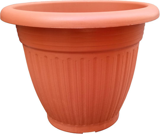 Sic Plast Γλάστρα Πλαστική Τερακότα 60x60x48εκ.