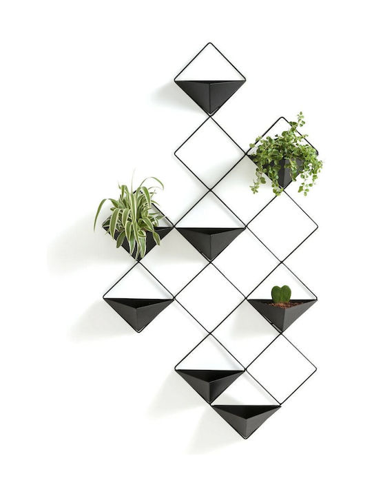 La Redoute Interieurs Каспо Металик Черен 66x11x121см 8бр