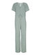 Women's Sleeveless One-piece Suit Green
