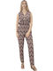 Women's Sleeveless One-piece Suit Multicolored