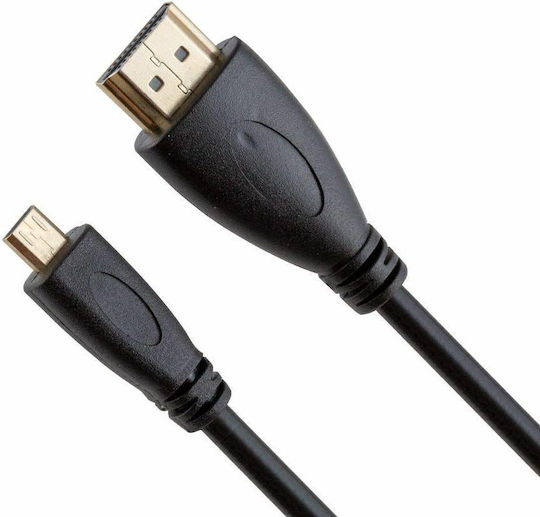 FeelWorld HDMI-Kabel männlich - Mikro-HDMI-Stecker männlich 1m Schwarz