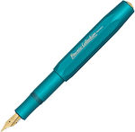 Kaweco COLLECTION Iguana Writing Pen Extra Broad Blue made of Aluminum with Blue Ink