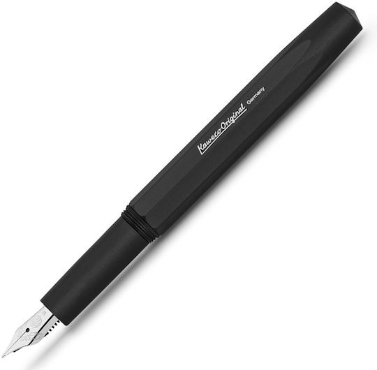 Kaweco Kaweco Füllfederhalter Mittel Schwarz aus Aluminium mit schwarzer Tintenfarbe