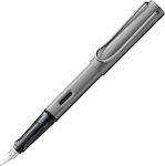 Lamy AL-star 026 Writing Pen Broad Gray made of Aluminum with Blue Ink